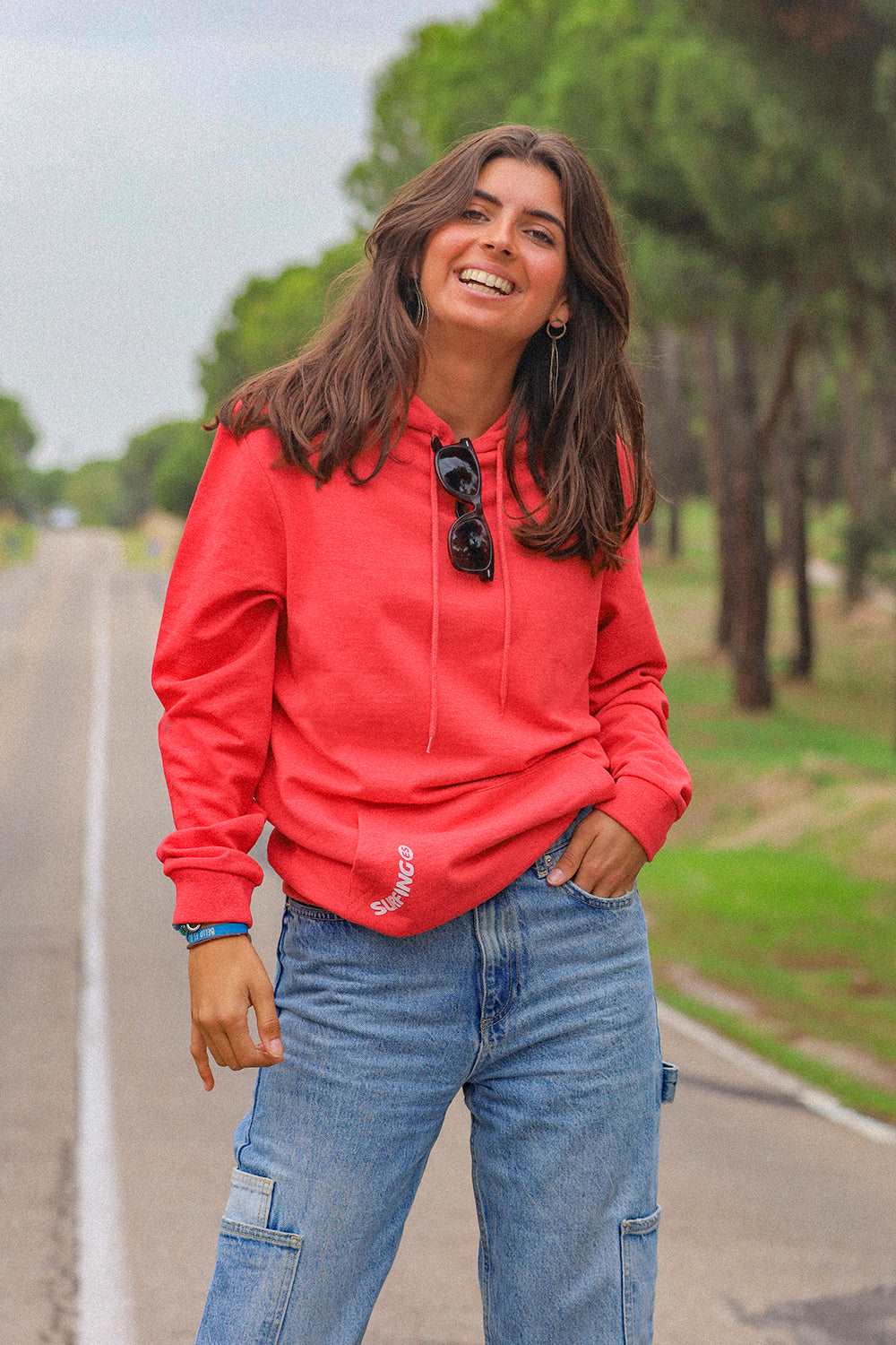 Sudadera Roja