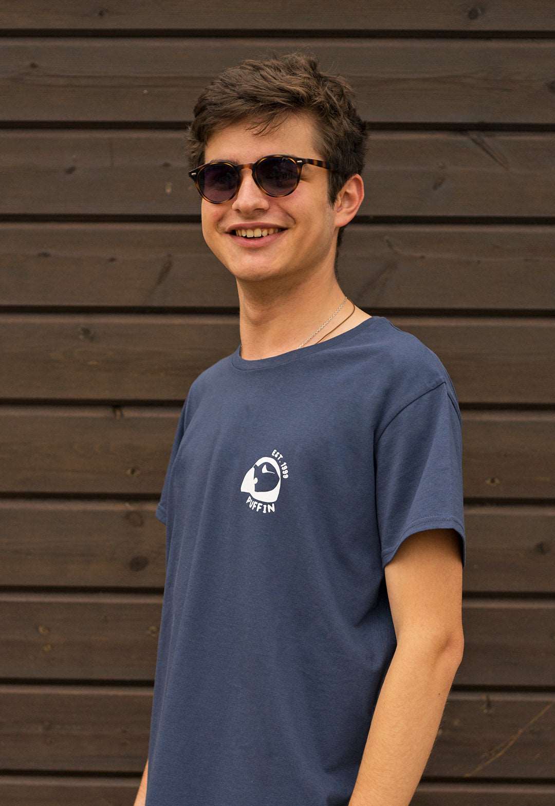 Camiseta Palmera Marino