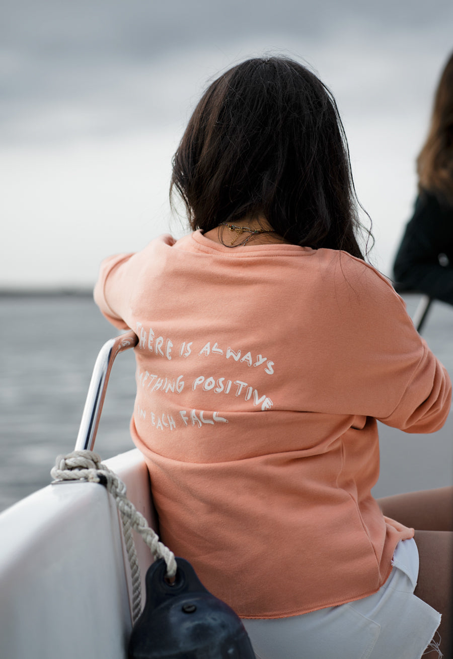 Sudadera Positive Peach