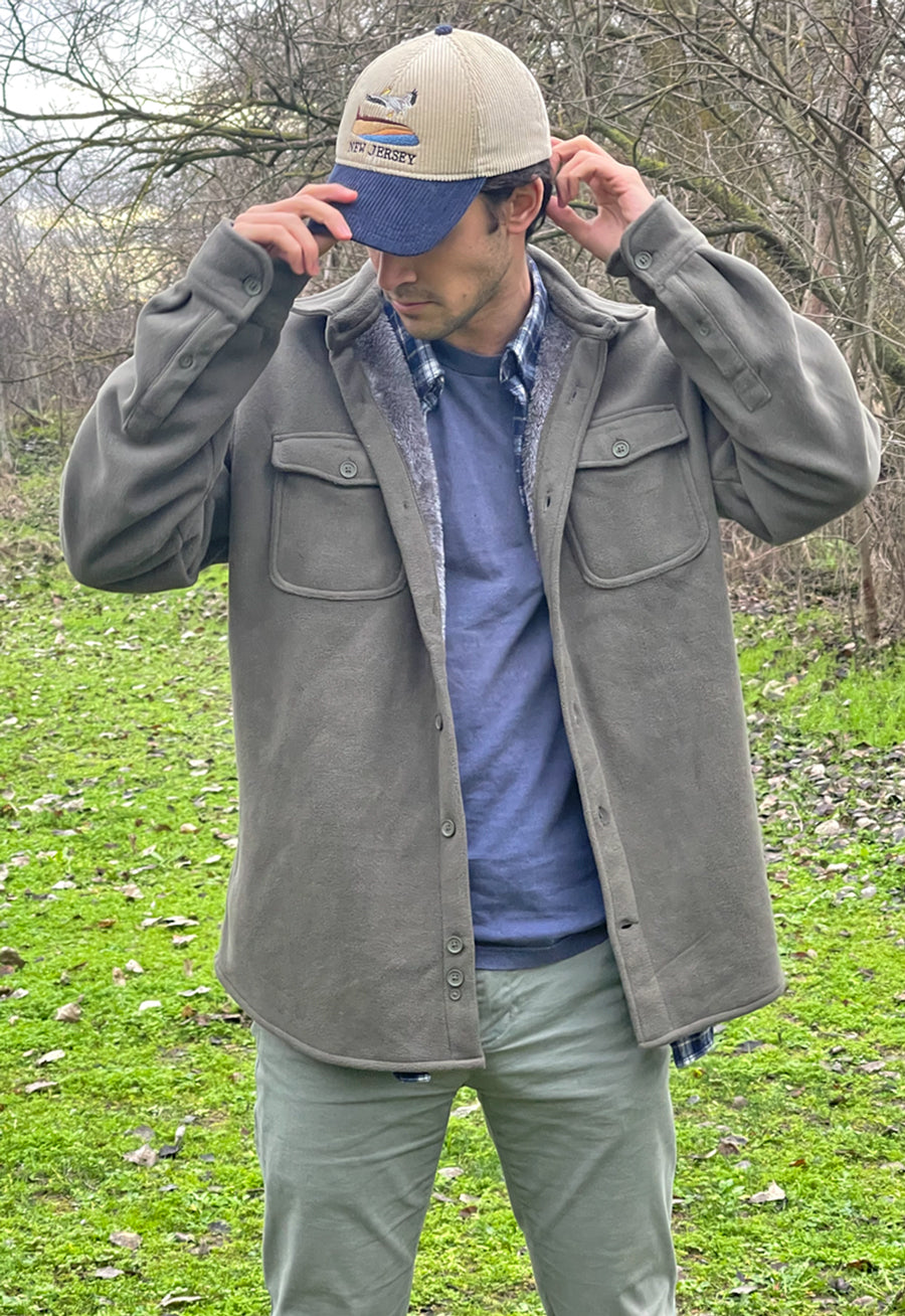 Khaki polar jacket