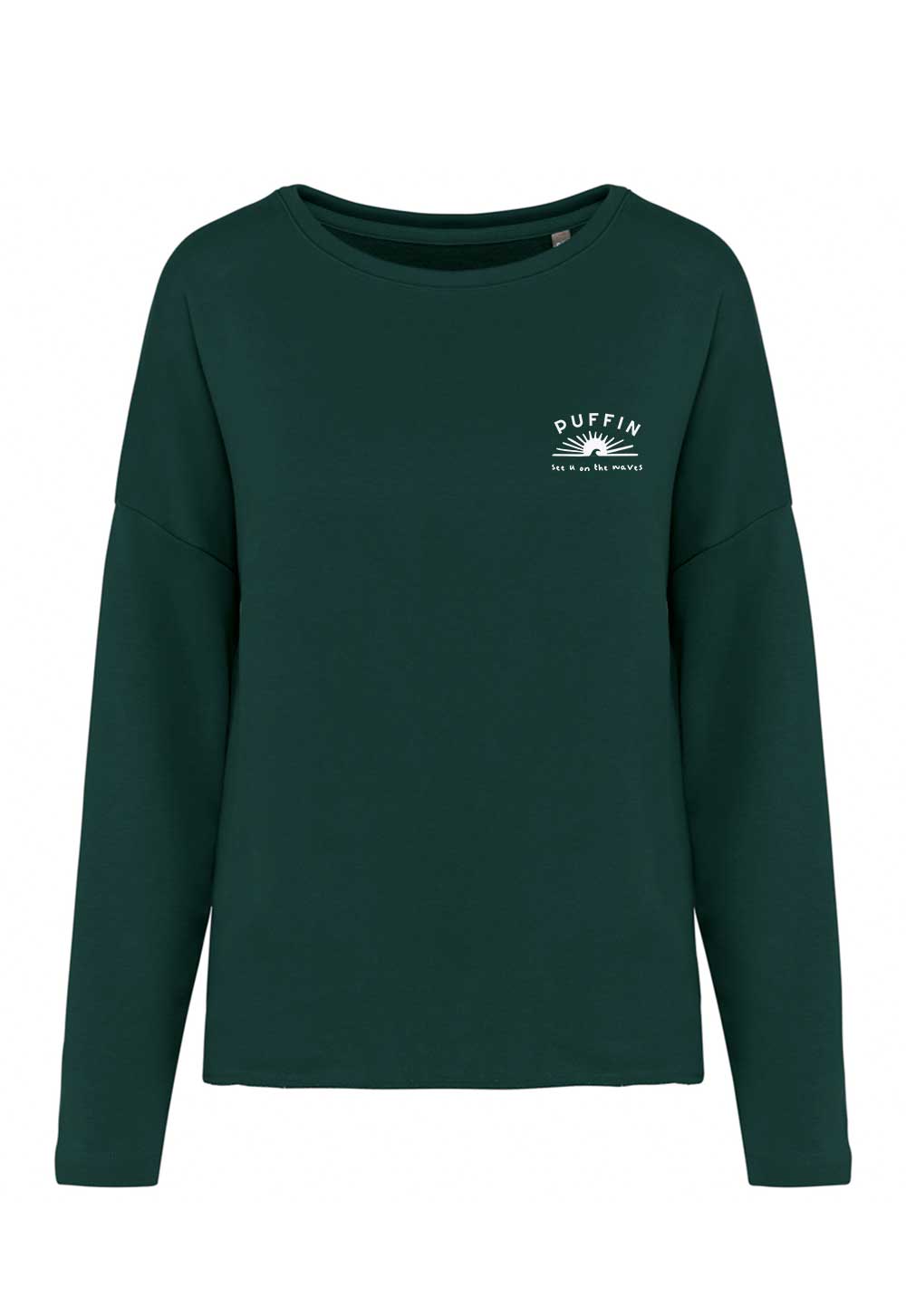 Sudadera Positive Verde Botella