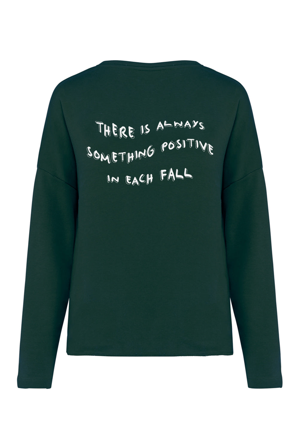 Sudadera Positive Verde Botella