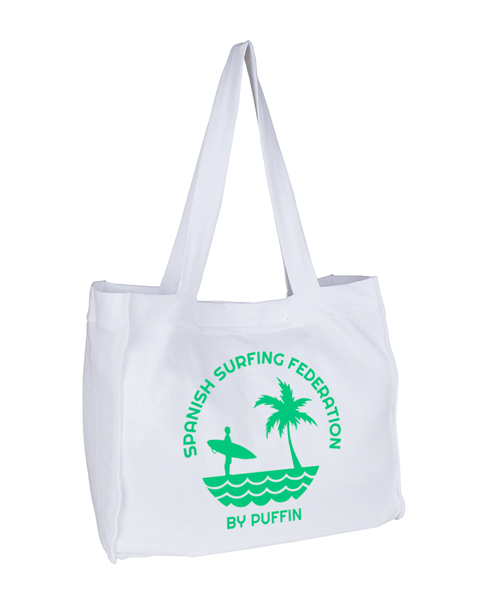 Bolsa Blanca - Verde